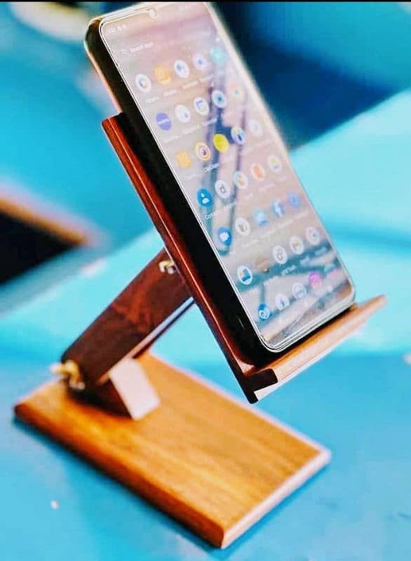 Wooden Mobile Stand Pure Wood Good Quality 6
