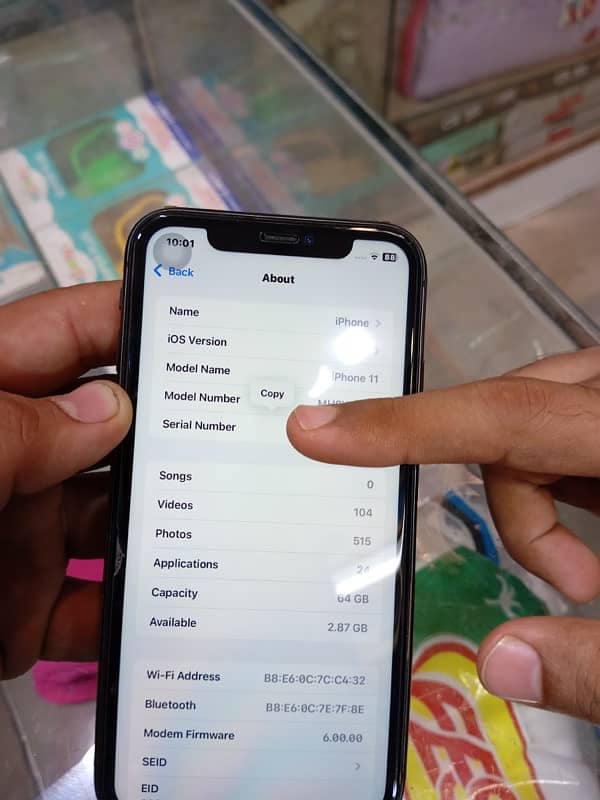 I phone 11  jv with original charger and led 7