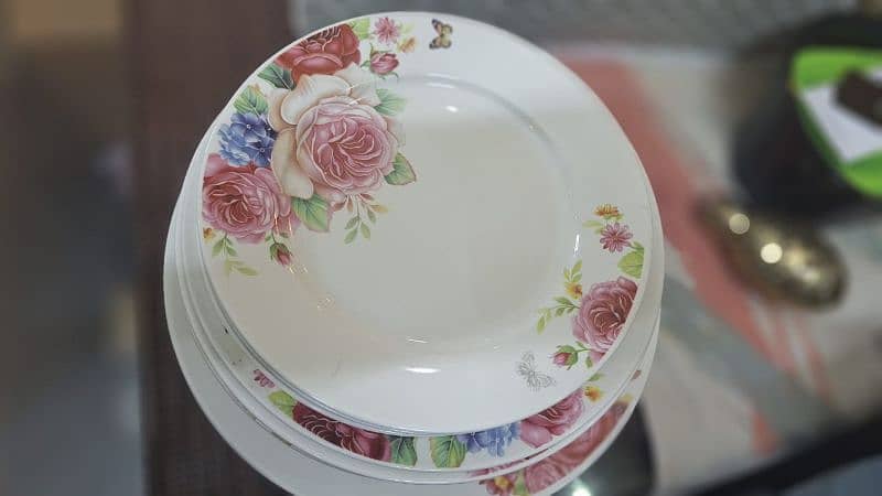 bone china floral dinner set 4