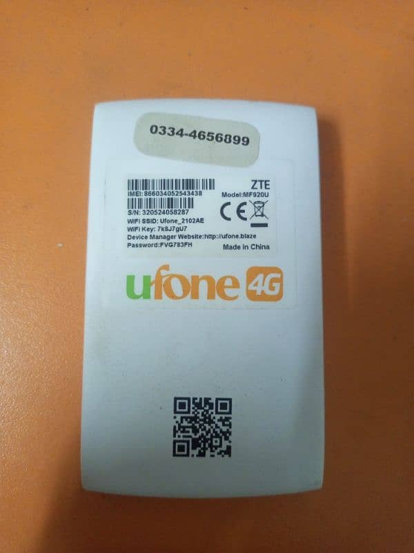 blaze Ufone 4G wifi device 2