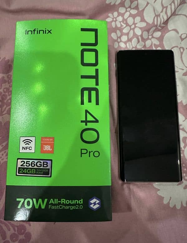 Infinix note 40 pro for sale in excellent condition 0