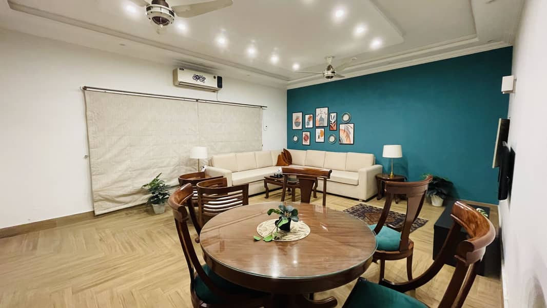 Beautiful 2 Bed Fully Furnished Separate Gate Ground Portion Available For Rent Ideal Location F7 0