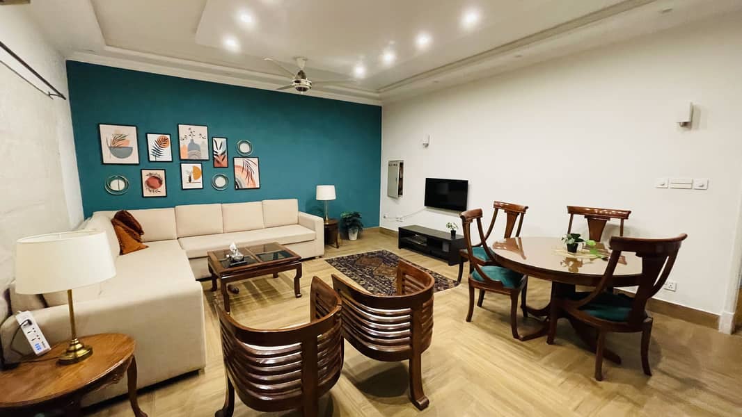 Beautiful 2 Bed Fully Furnished Separate Gate Ground Portion Available For Rent Ideal Location F7 3