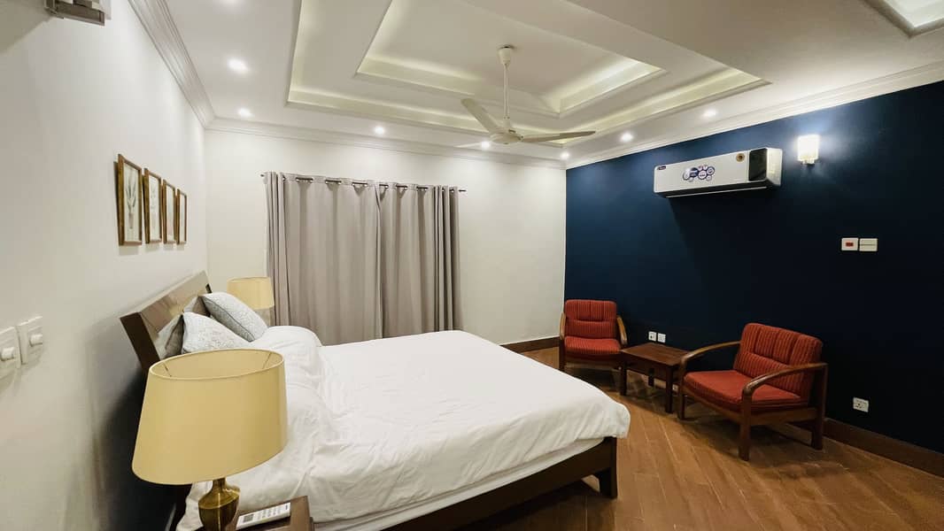Beautiful 2 Bed Fully Furnished Separate Gate Ground Portion Available For Rent Ideal Location F7 14