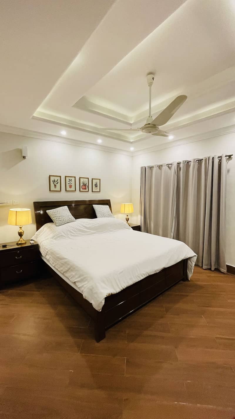 Beautiful 2 Bed Fully Furnished Separate Gate Ground Portion Available For Rent Ideal Location F7 15