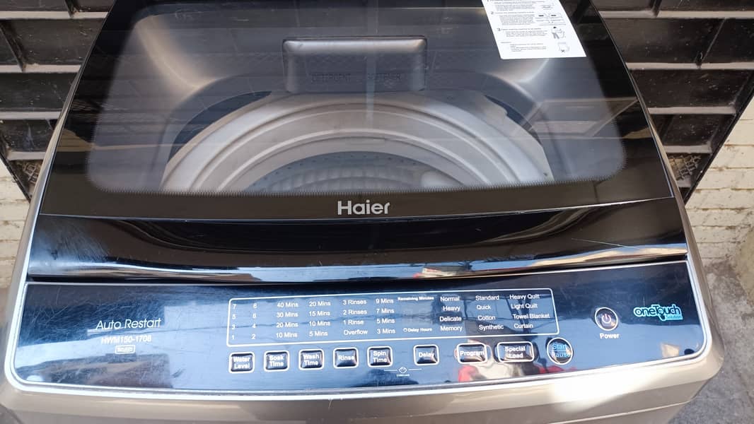 Haier 15kg Big Size with Warranty Automatic Washing Machine Like New 0