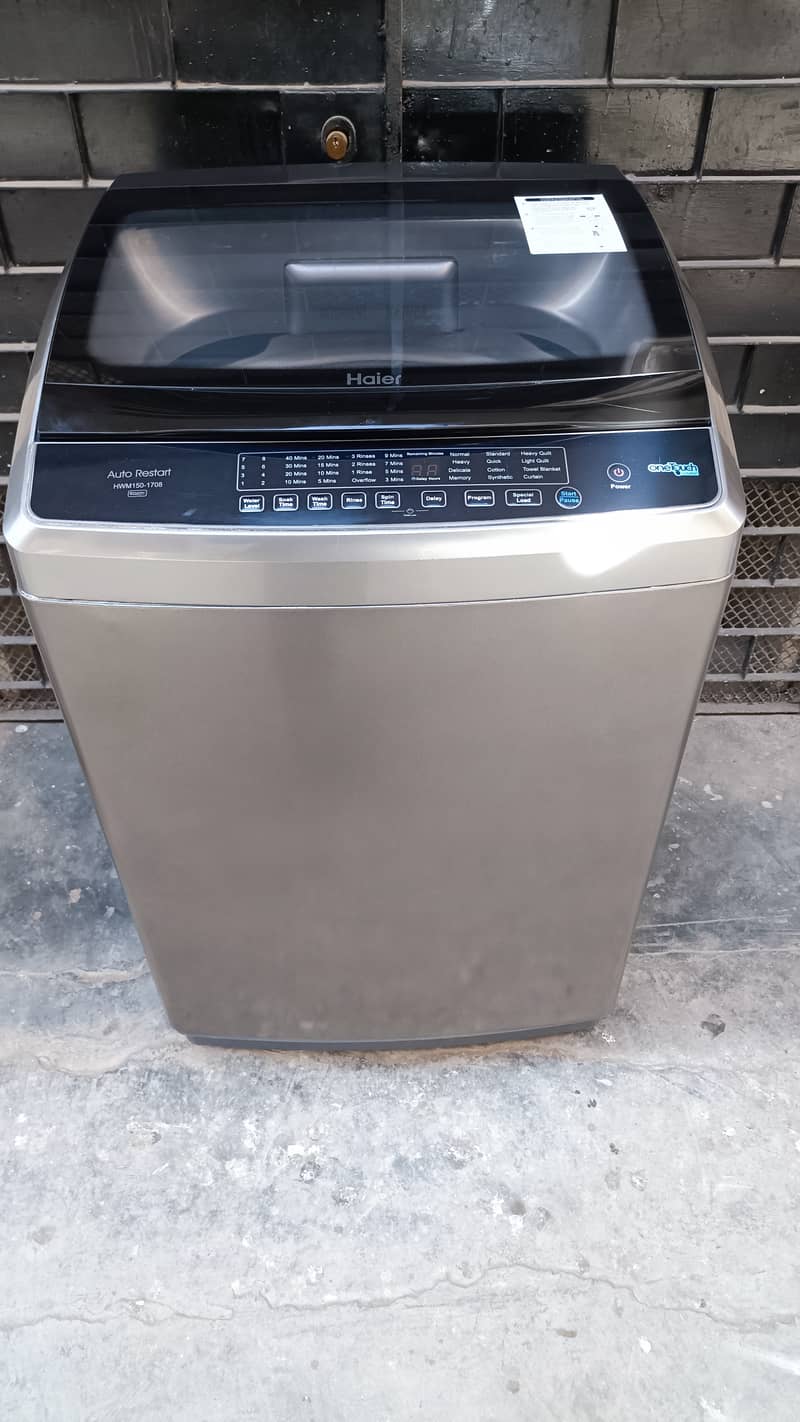 Haier 15kg Big Size with Warranty Automatic Washing Machine Like New 5