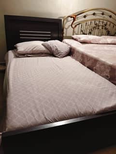 double bed , single bed  for urgent sale