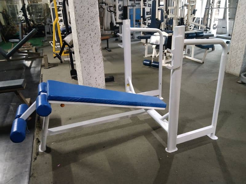 leg press, rowing, preacher curl, butter fly machine hyper extension 10