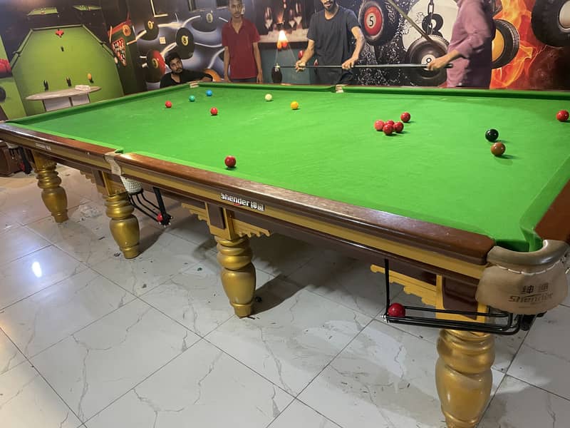 Shender snooker table 1