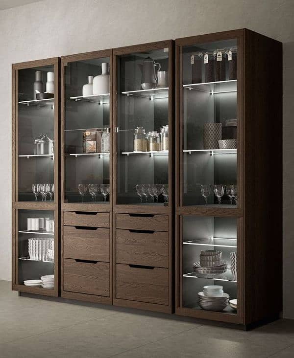 LCD wall kitchen wordrobe sliding cupboard 4