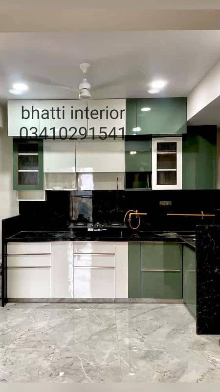 LCD wall kitchen wordrobe sliding cupboard 16