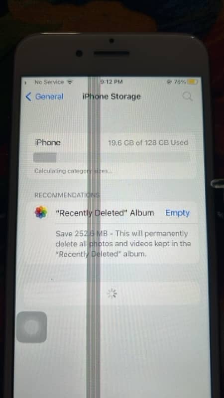 iPhone 7 128 gb factory unlock bas panel pir line ka but touch ok ha 0
