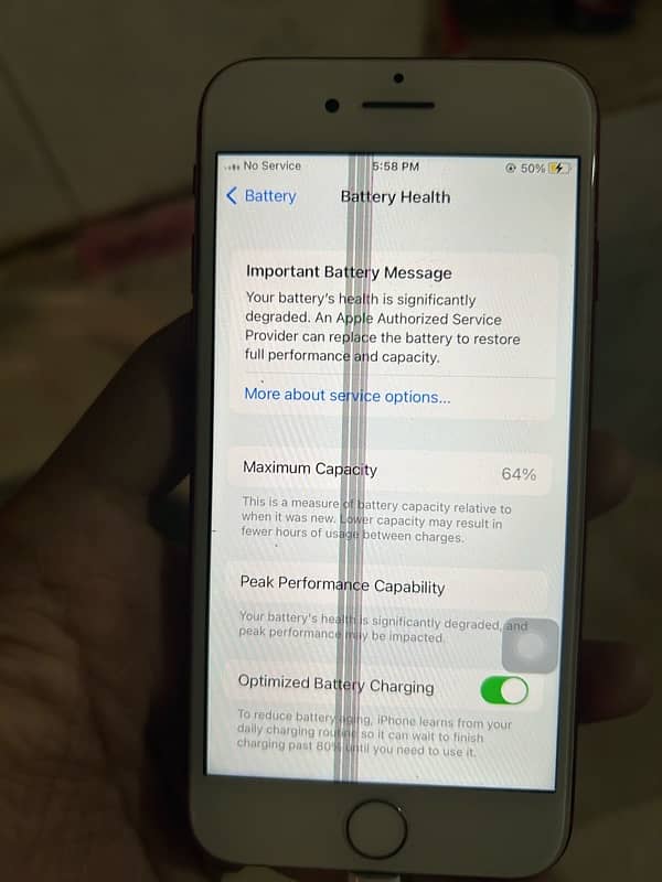 iPhone 7 128 gb factory unlock bas panel pir line ka but touch ok ha 8
