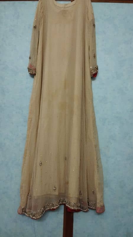 pearl embroided gown with maxi and dupatta 3
