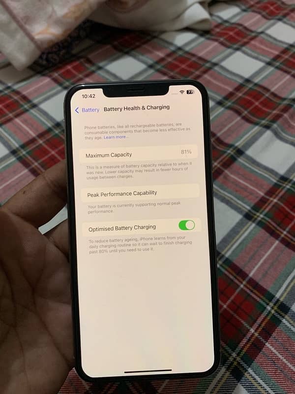 iPhone XS Max 256GB Dual sim PTA Approve waterpack airtight 2
