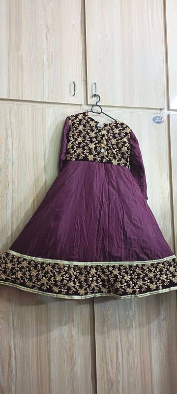 fancy 3 piece frock in readable price 2