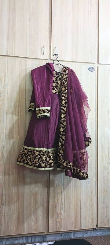 fancy 3 piece frock in readable price 3