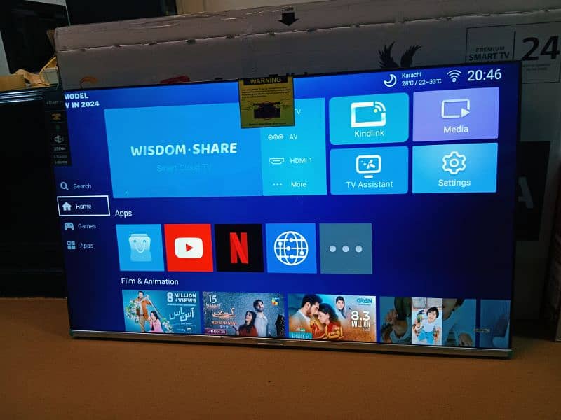 led tv (32" 43" 48" 55" 65" 75" 85") Google tv Android smart  UHD 4k 13