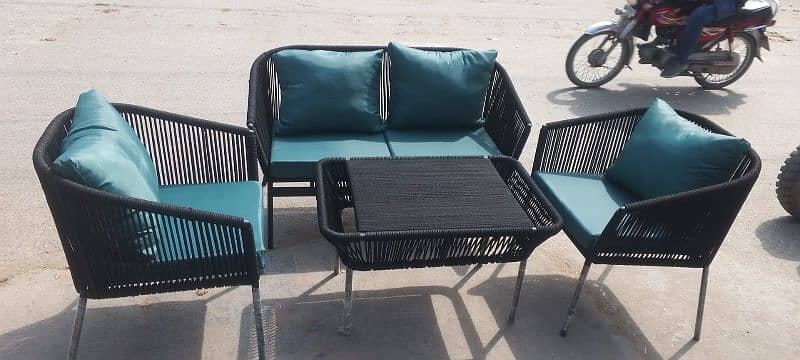 Rattan dining set for garden, taress, rasturrant and coffee shape 3