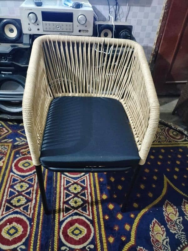 Rattan dining set for garden, taress, rasturrant and coffee shape 8
