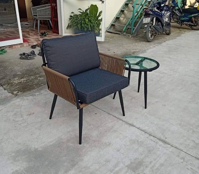 Rattan dining set for garden, taress, rasturrant and coffee shape 9