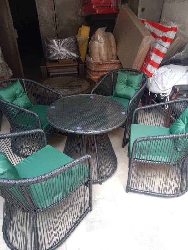 Rattan dining set for garden, taress, rasturrant and coffee shape 14