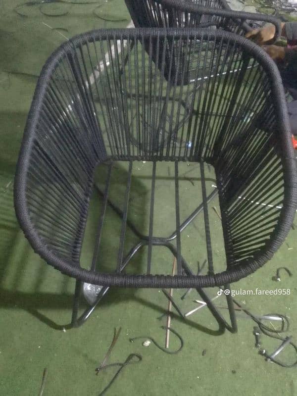 Rattan dining set for garden, taress, rasturrant and coffee shape 16