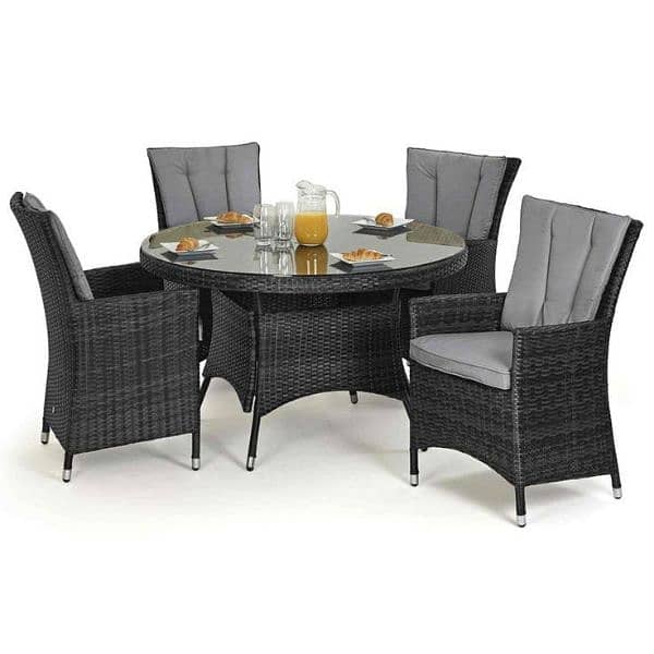 Rattan dining set for garden, taress, rasturrant and cofe shope 0