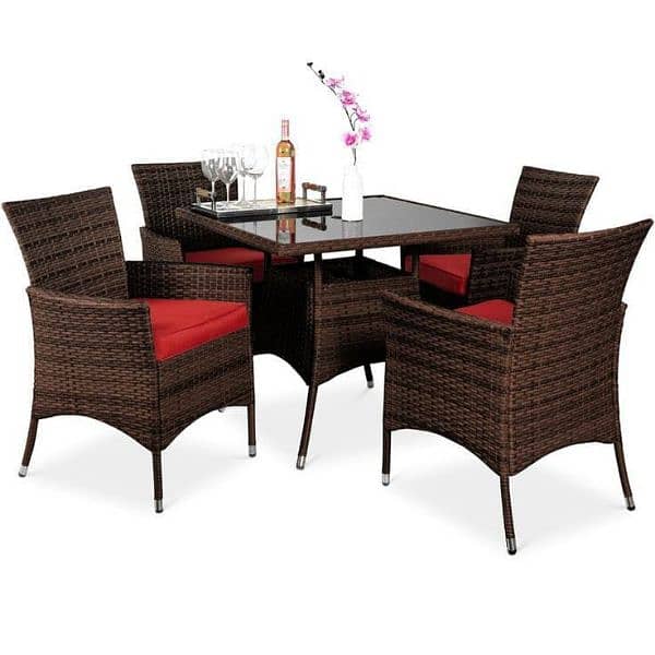 Rattan dining set for garden, taress, rasturrant and cofe shope 2