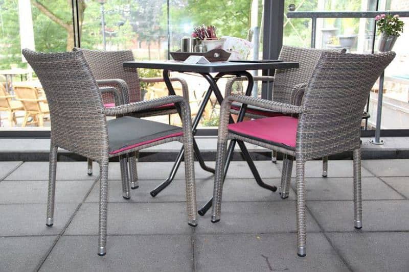 Rattan dining set for garden, taress, rasturrant and cofe shope 3