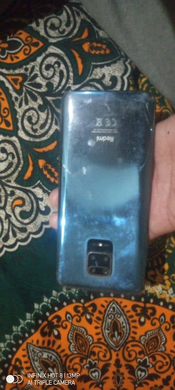 Redmi note 9 pro 6 128 only mobile or original charge ha 0