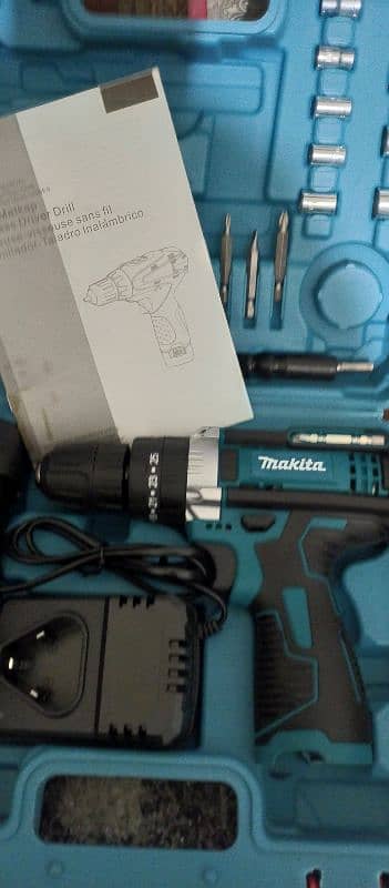 Best Quality Cordless Screwdriver kit with accessories and cover case 1
