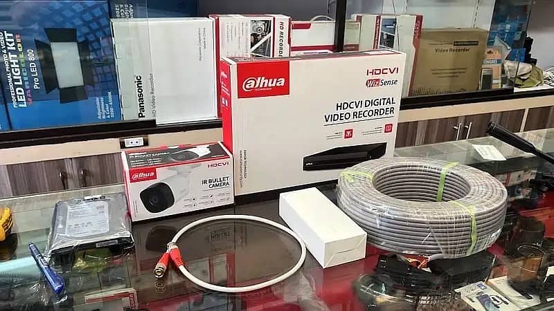 CCTV 4 CAMERAS / SECURITY CAMERA WITH INSTALLATION WITH 1 YR WARRANTY 0