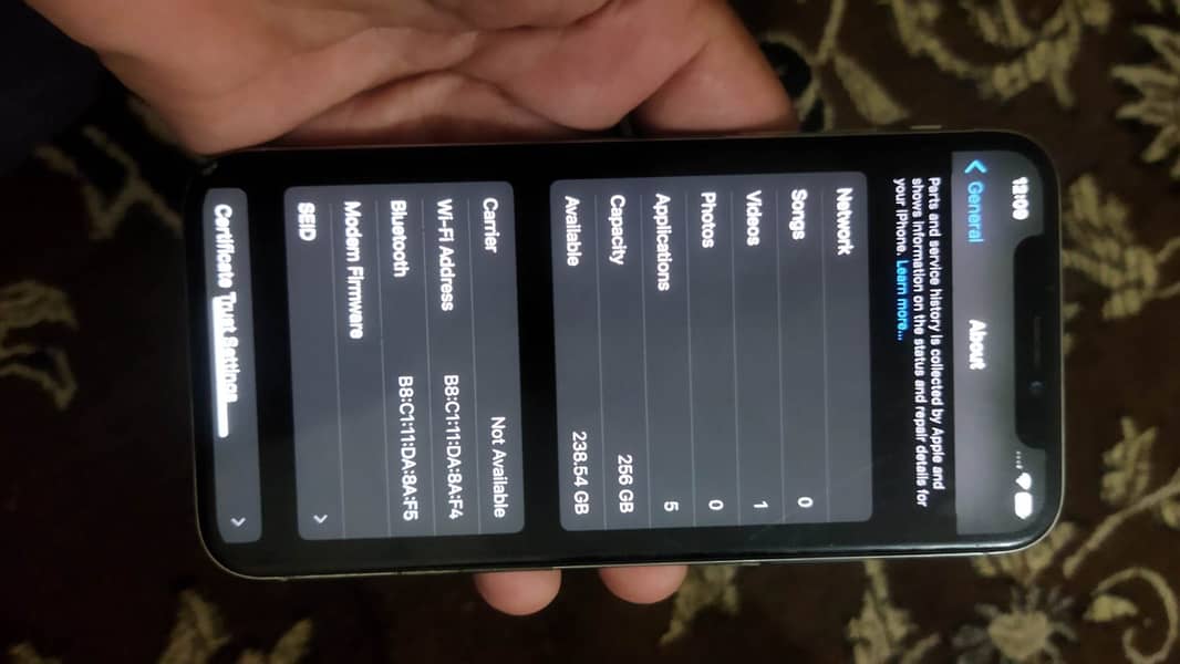 Iphone x 256gb face id ok truetone on all on no fault 2