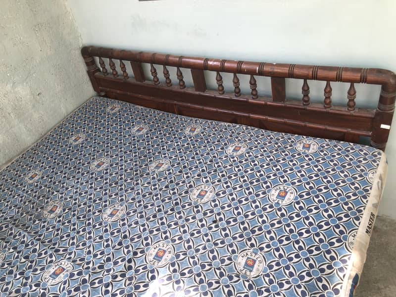 Double bed with Mattress contact on whatsapp 03166920463 14