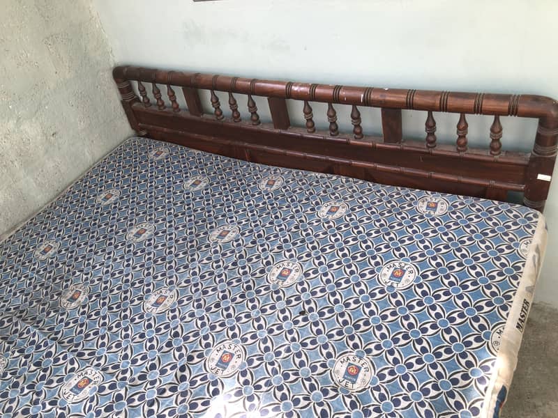 Double bed with Mattress contact on whatsapp 03166920463 15