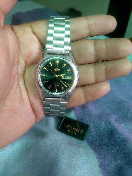 ORIENT japani 3 star crystal Automatic watch Almost in new condition 0
