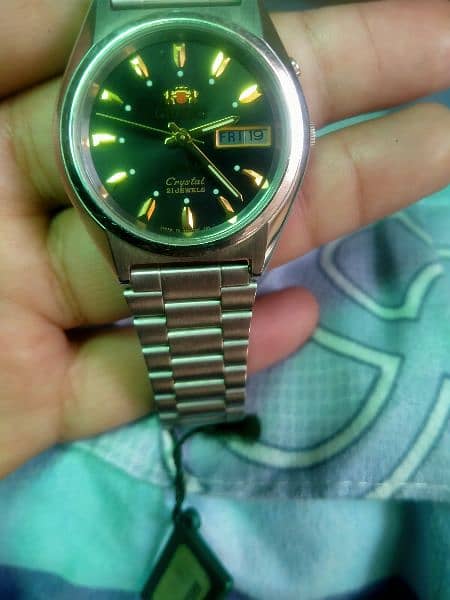 ORIENT japani 3 star crystal Automatic watch Almost in new condition 1