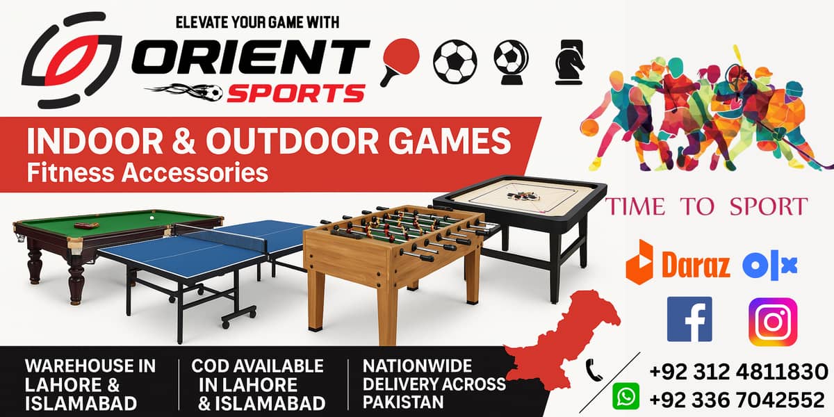 4 in 1 Multi functional|Pool Table|Air hockey Table|Table Tennis|lhr 4
