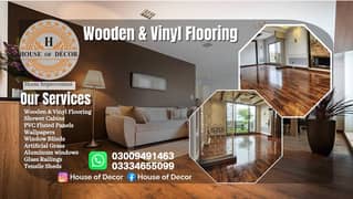 Wooden floor - Vinyl flooring - Laminated wood floor - solid flooring