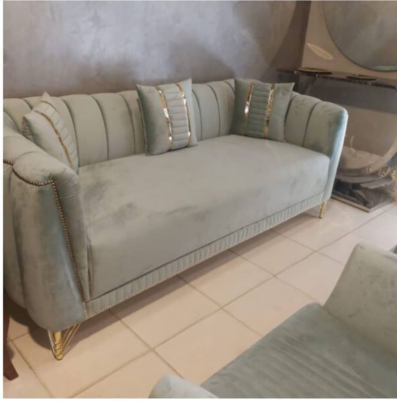 sofa set | L shape sofa | Wooden sofa | Velvet sofa | Luxury sofa 2
