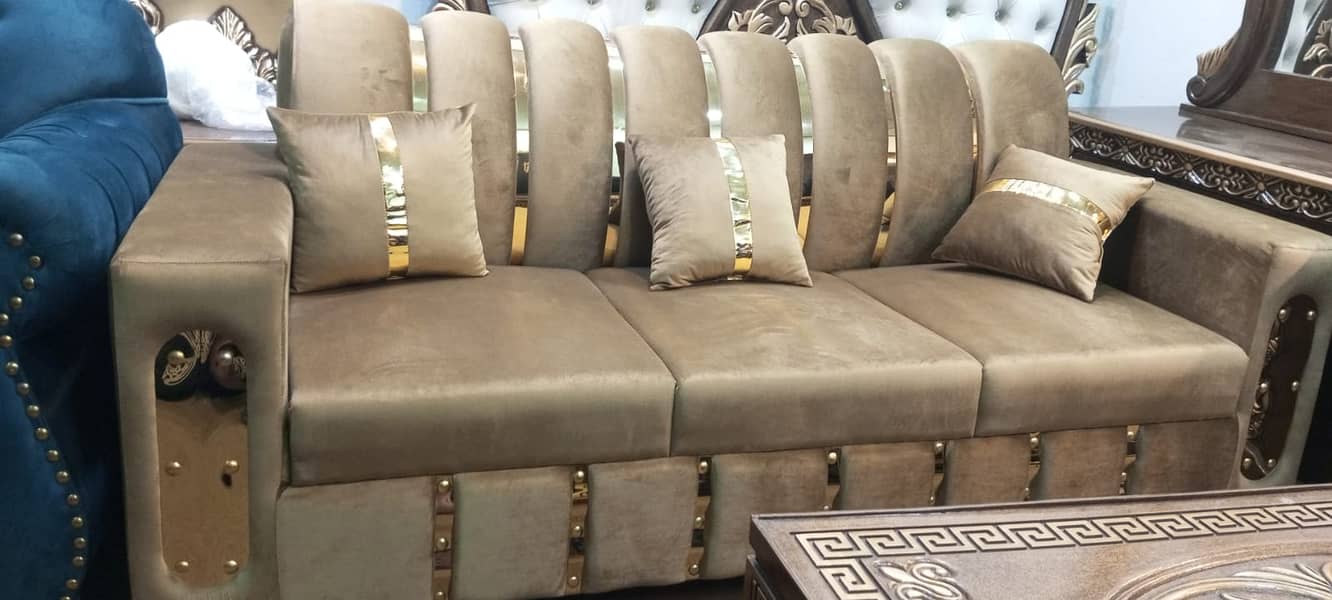 sofa set | L shape sofa | Wooden sofa | Velvet sofa | Luxury sofa 5