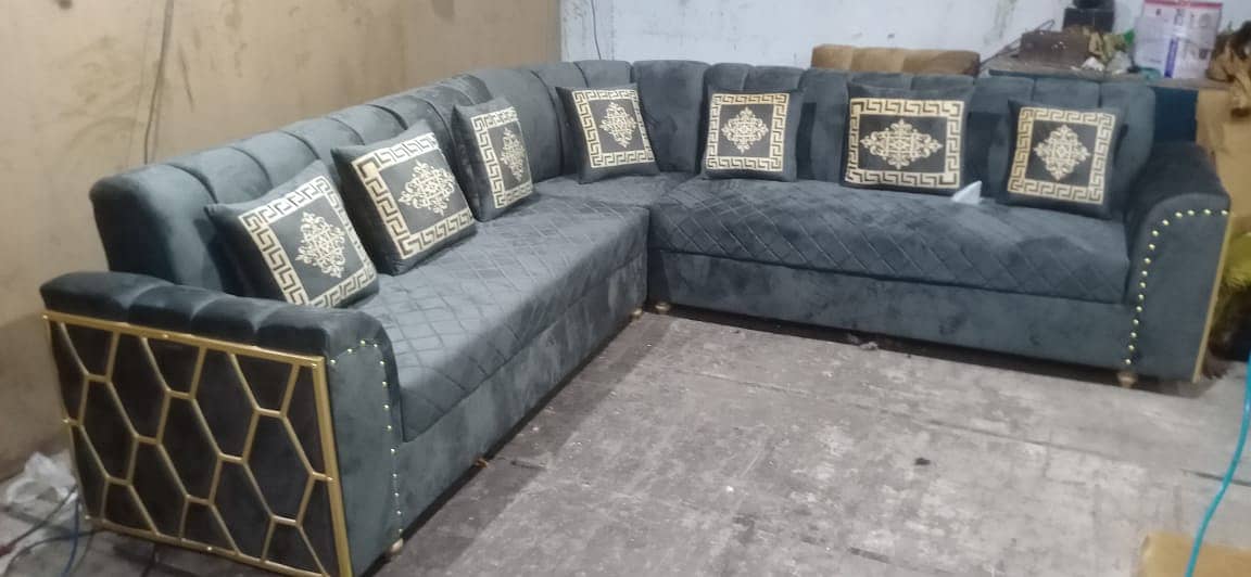 sofa set | L shape sofa | Wooden sofa | Velvet sofa | Luxury sofa 7