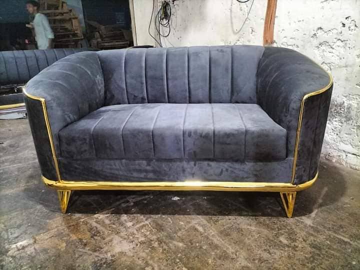 sofa set | L shape sofa | Wooden sofa | Velvet sofa | Luxury sofa 19