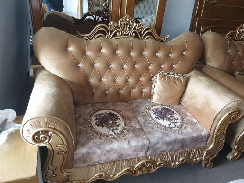 sofa set | L shape sofa | Wooden sofa | Velvet sofa | Luxury sofa 6
