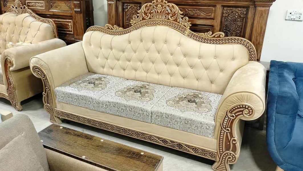 sofa set | L shape sofa | Wooden sofa | Velvet sofa | Luxury sofa 15