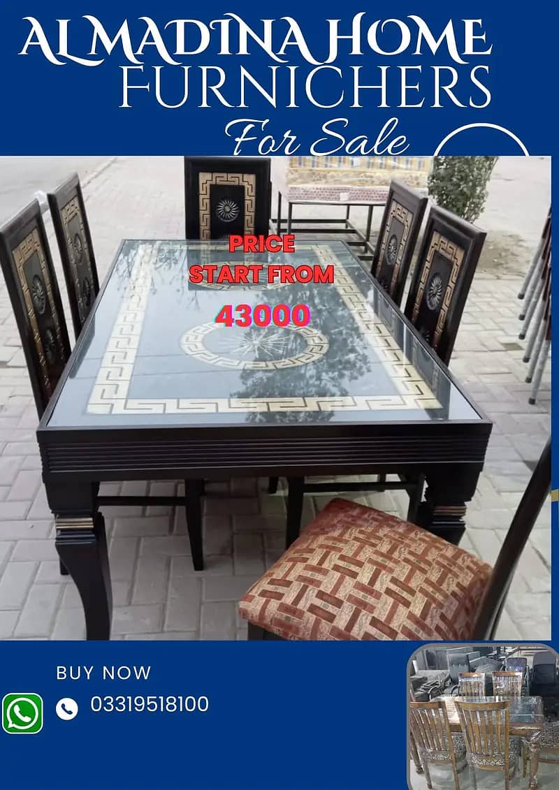 Dining Table/Dining Chair/Six Seater/Eight Seater/Center Tables 5