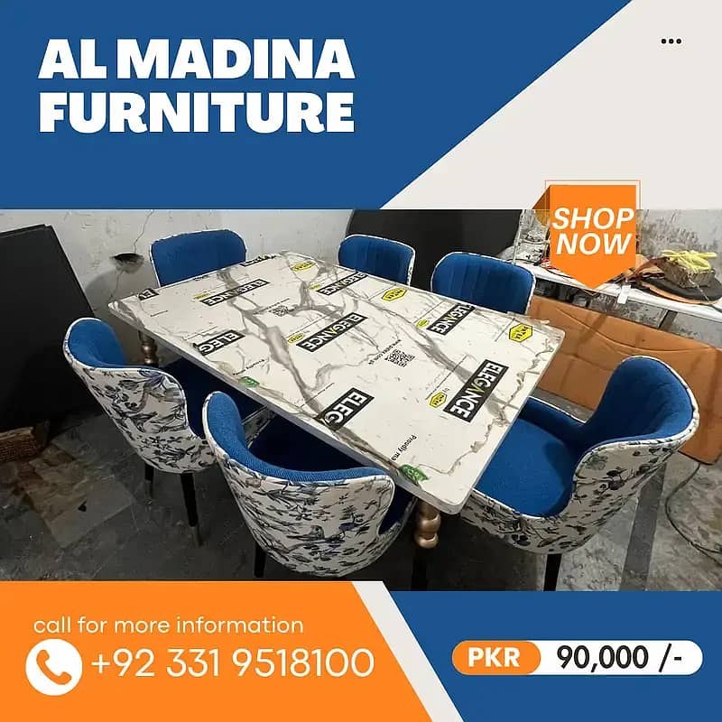 Dining Table/Dining Chair/Six Seater/Eight Seater/Center Tables 17