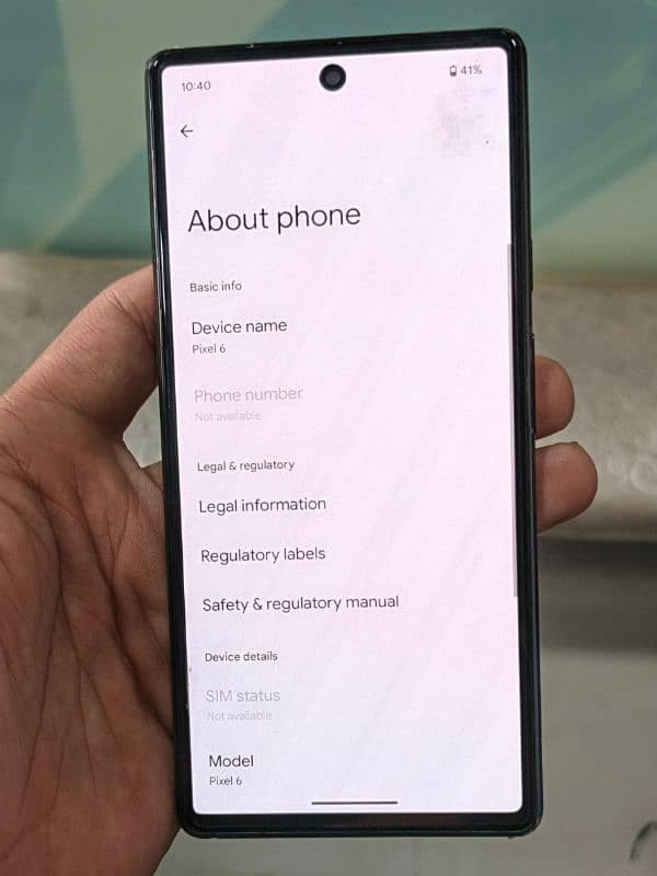 Pixel 6 12 /128 No refrbisd 6
